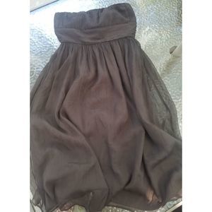 Strapless J Crew Silk Dress